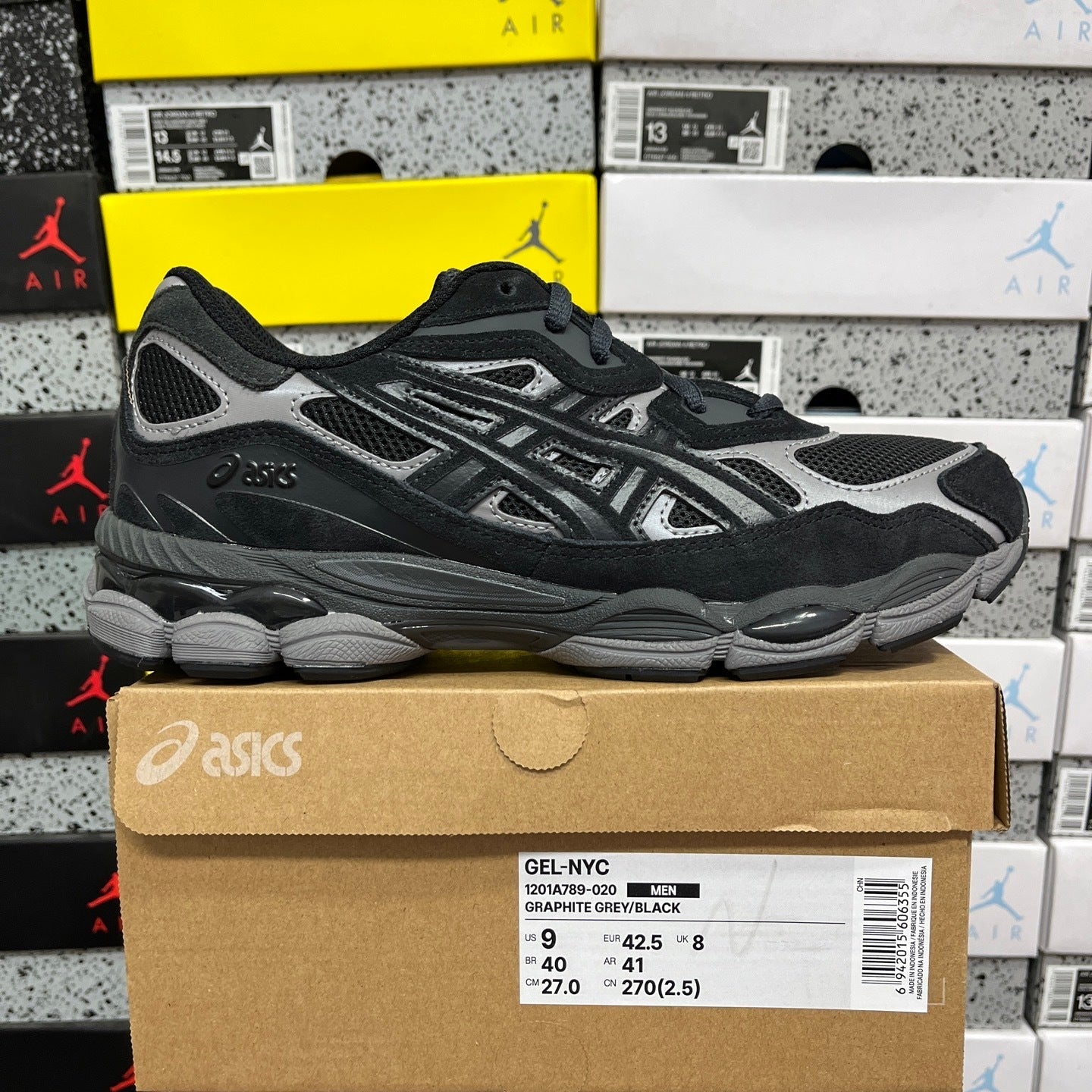 ASICS Gel-NYC Gris graphite et noir