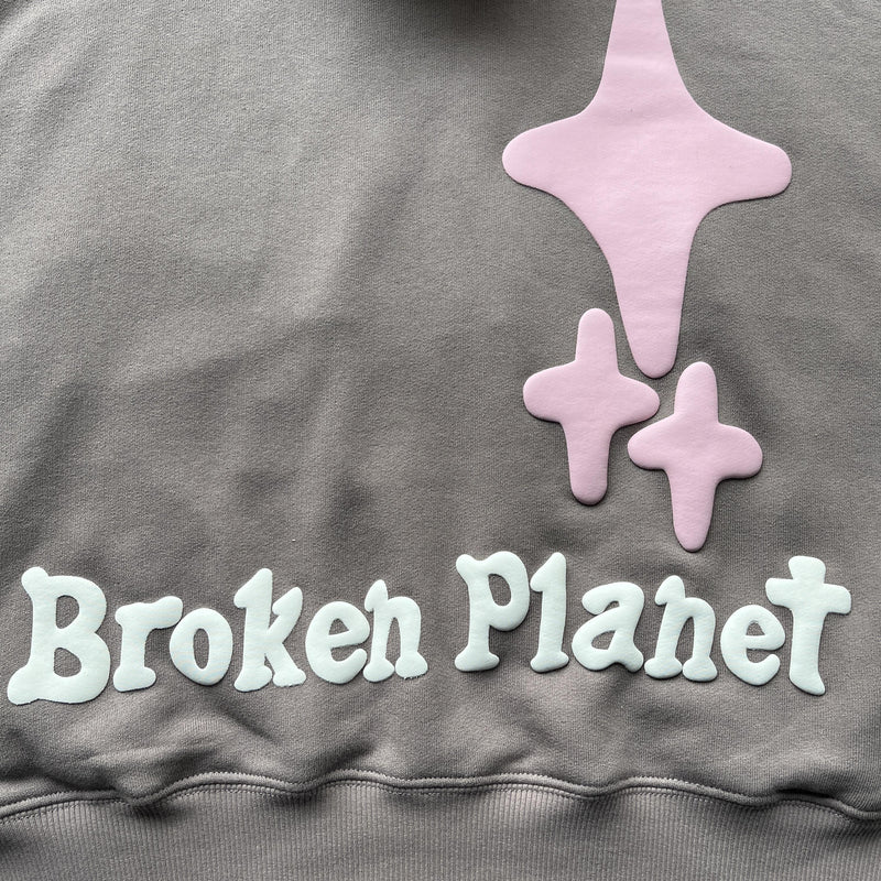 Broken Planet Skin Pink Cactus Hoodie