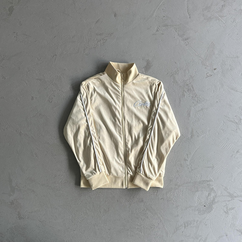 Corteiz Velvet Jacket Cream