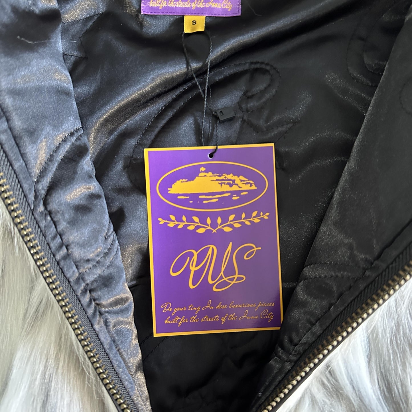 Veste à Capuche en Fourrure Corteiz