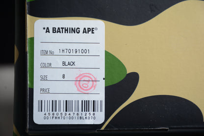 Bape Sta Cuir Verni Noir
