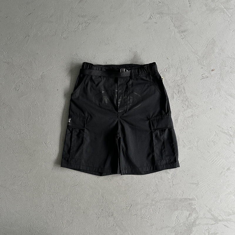 Corteiz Black Cargo Shorts