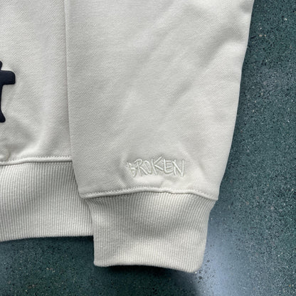 Sweat à capuche Broken P Seul mais pas solitaire