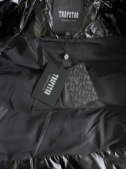 Chaqueta acolchada Trapstar Irongate con relieve negra