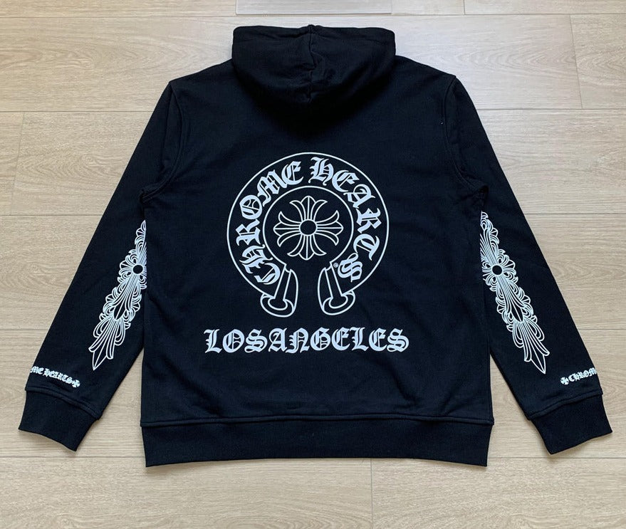 Sweat à capuche zippé Chrome Hearts
