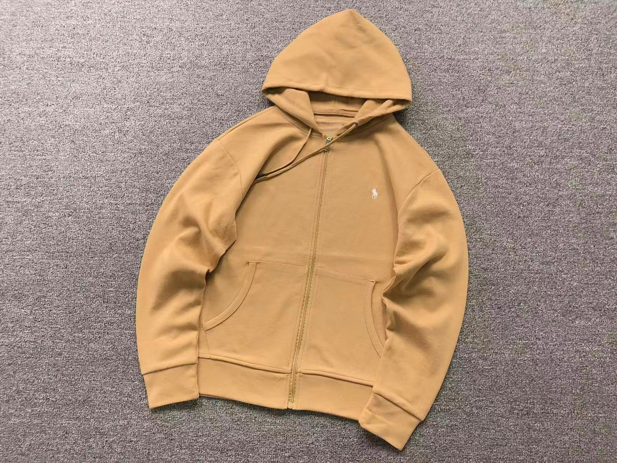 Felpa con cappuccio e zip basic Ralph Lauren