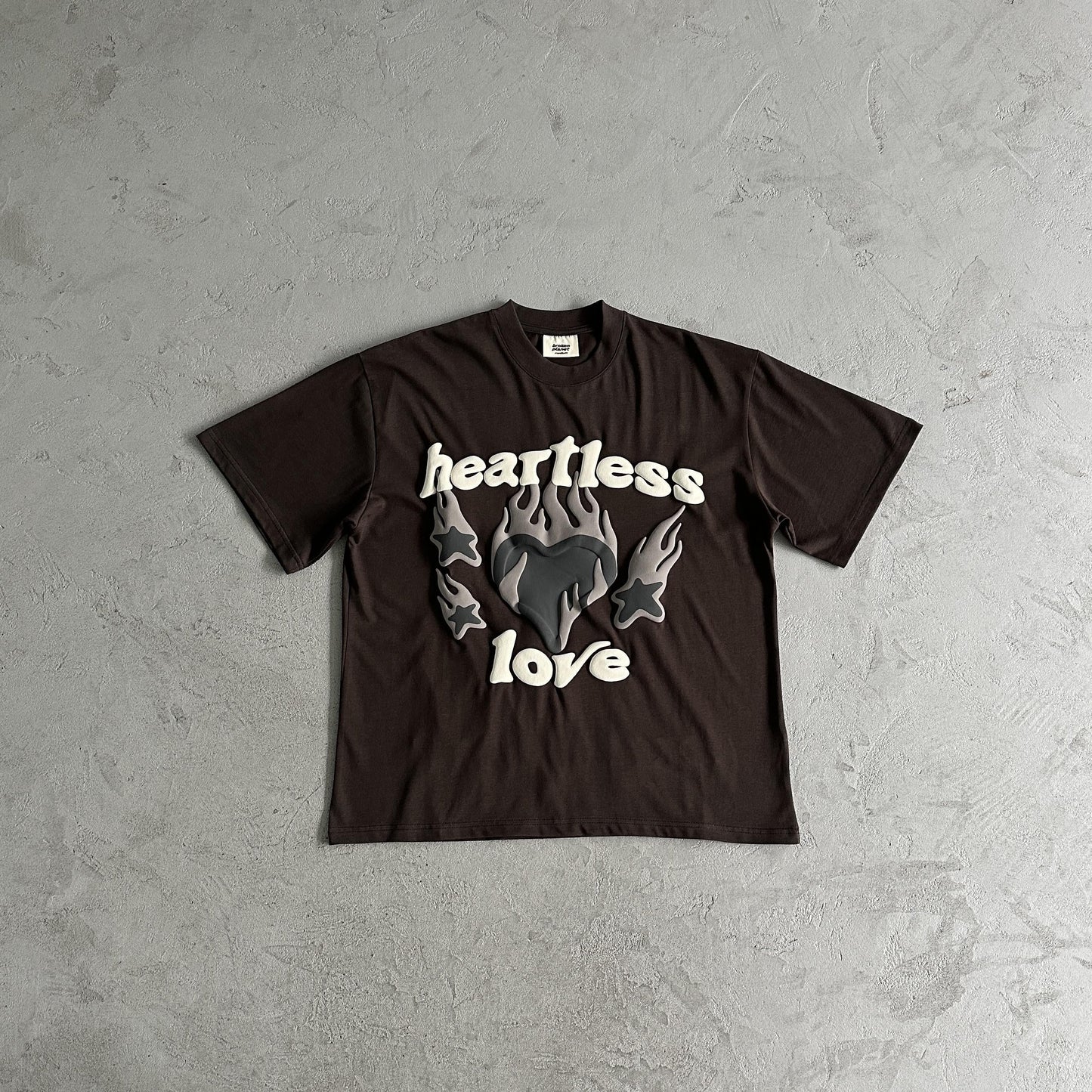 T-shirt Amour Cœur Brisée - Mocha