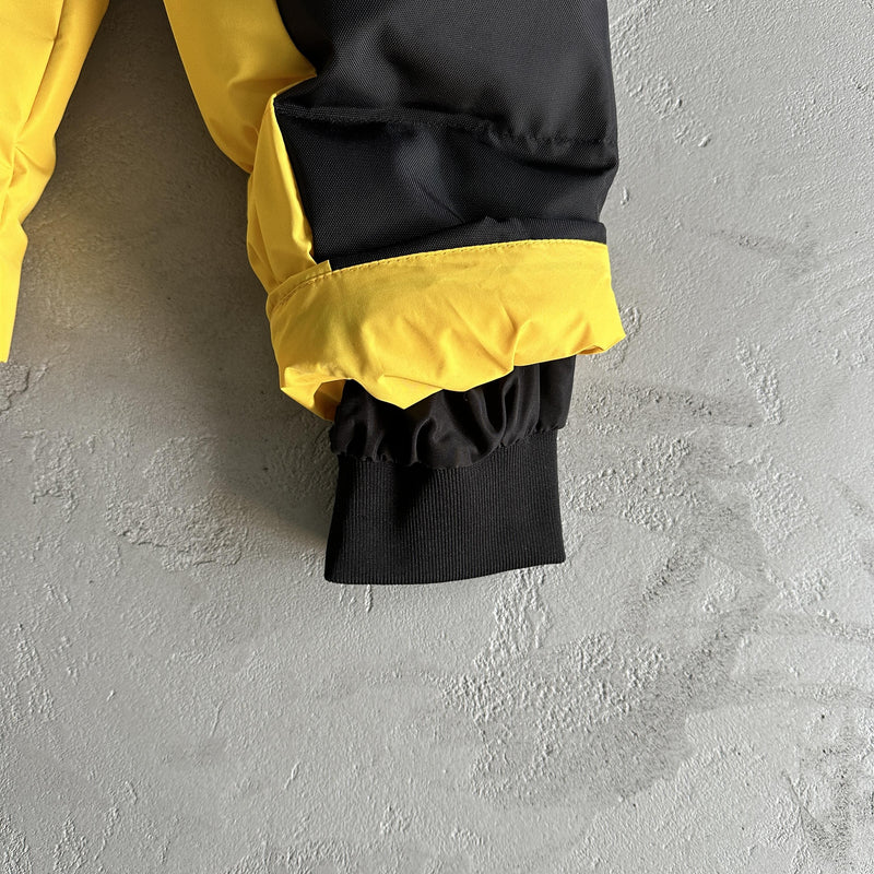 Trapstar Decoded Arch Puffer Jacket Black Yellow