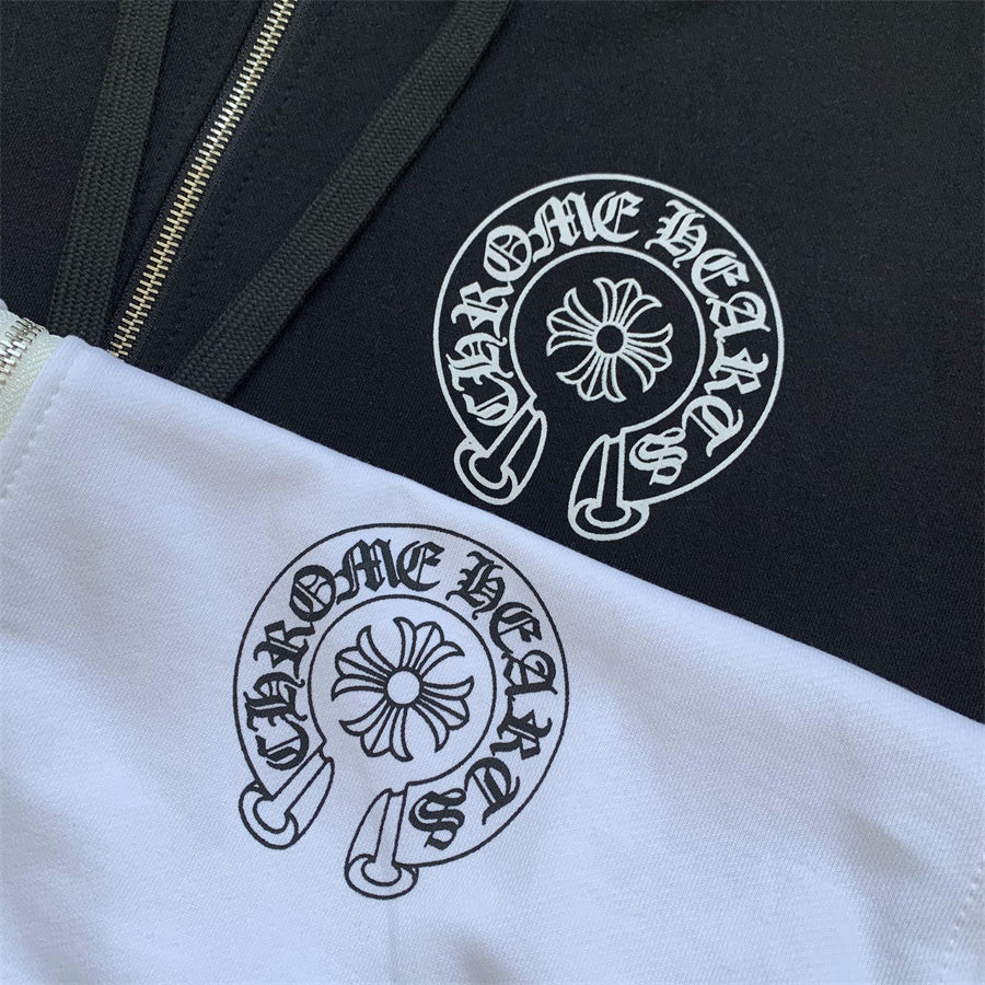 Sweat à capuche zippé Chrome Hearts