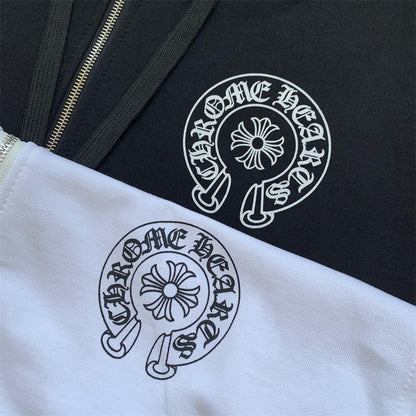 Sweat à capuche zippé Chrome Hearts