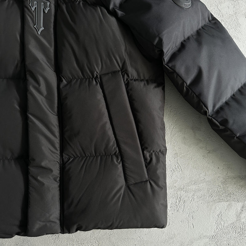 Trapstar Decoded Arch Puffer Jacket Black