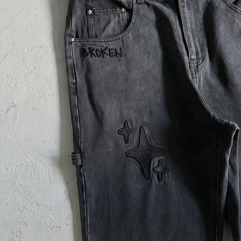 Broken Planet Black Star Pants