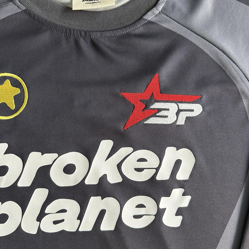 Broken Planet  Football Long Sleeve Tee