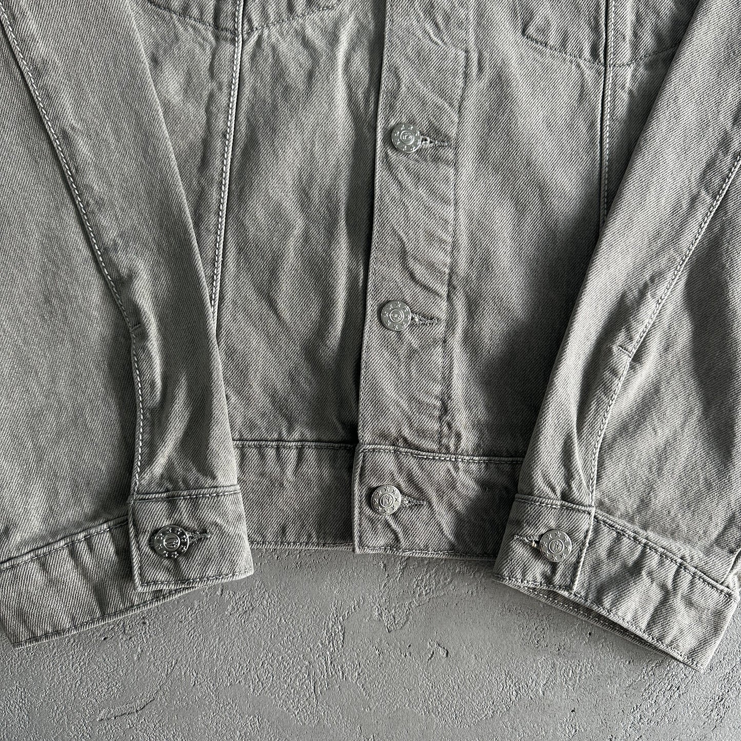 Corteiz Veste en Jean Gris