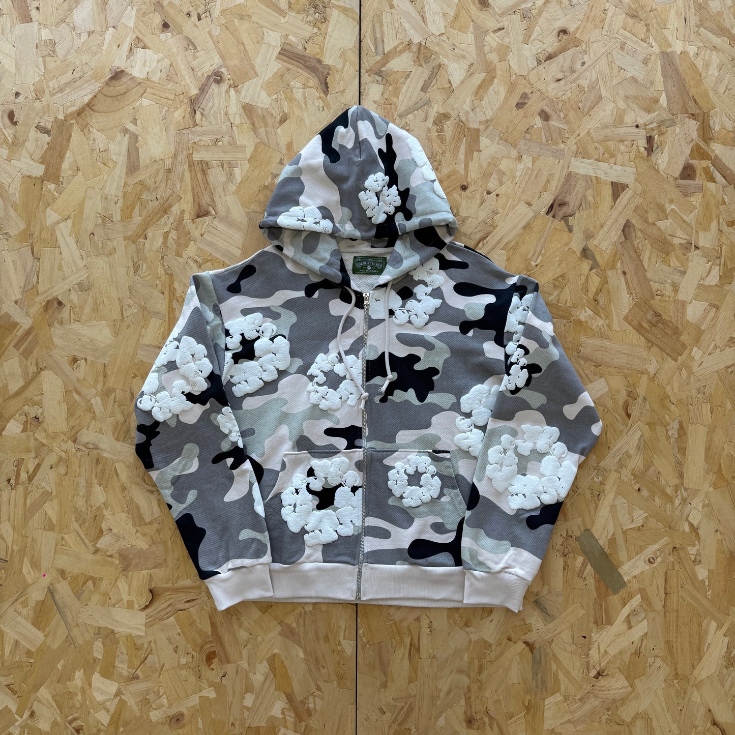 Denim Tears Sweat à capuche zippé camouflage 1:1 4+
