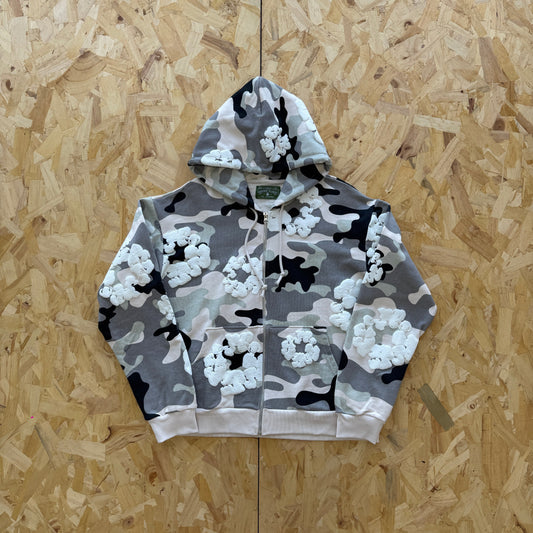 Denim Tears Sweat à capuche zippé camouflage 1:1 4+