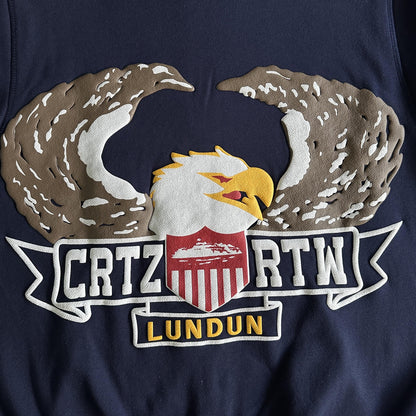 Sweat à capuche Corteiz imprimé tridimensionnel aigle
