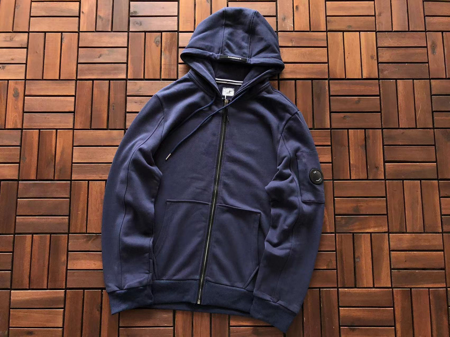 Sweat à capuche zippé C.P. Company
