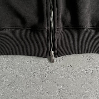 Sweat à capuche zippé double Broken P