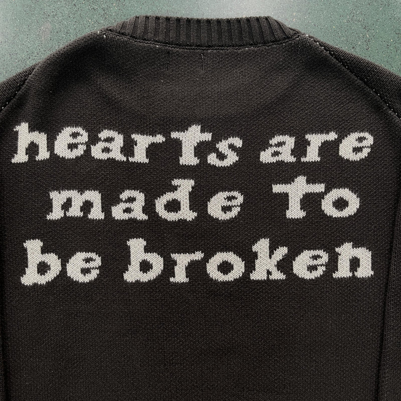 Broken Planet Skull Heart Sweater