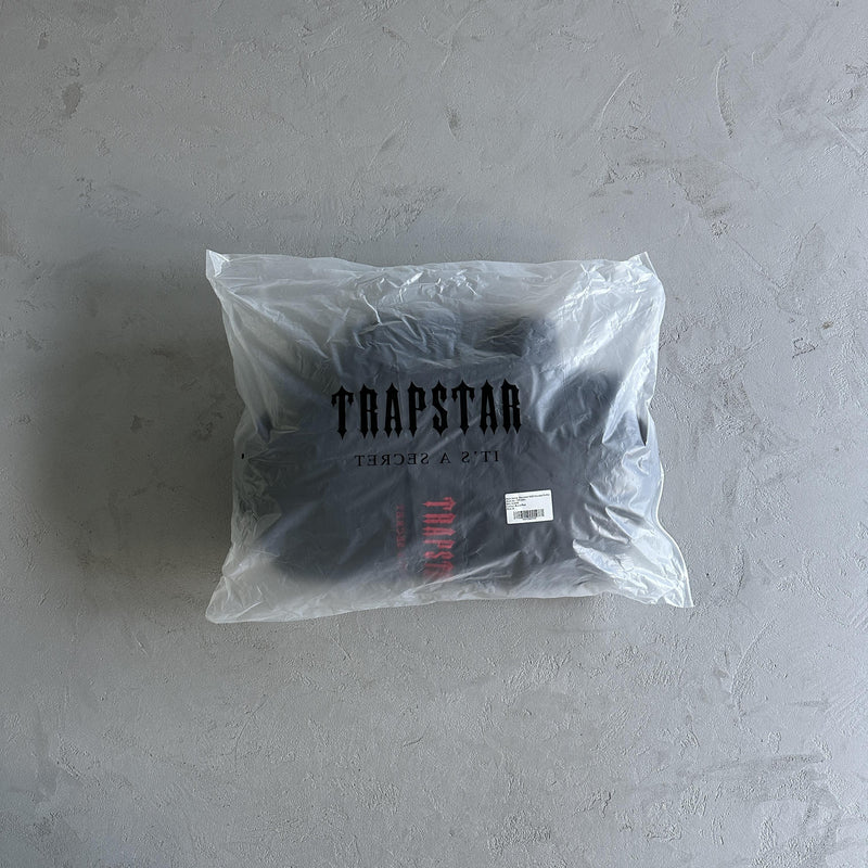 Trapstar Decoded Hooded Puffer Jacket 2.0 Black / Infrared