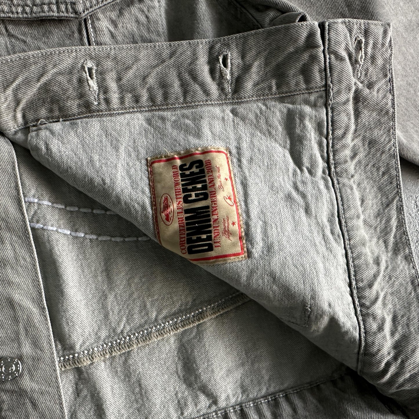 Corteiz Veste en Jean Gris