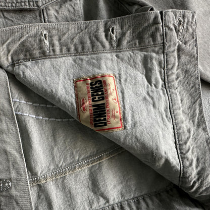 Corteiz Veste en Jean Gris