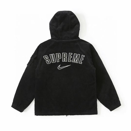Veste à capuche en velours côtelé Arc Nike x Supreme