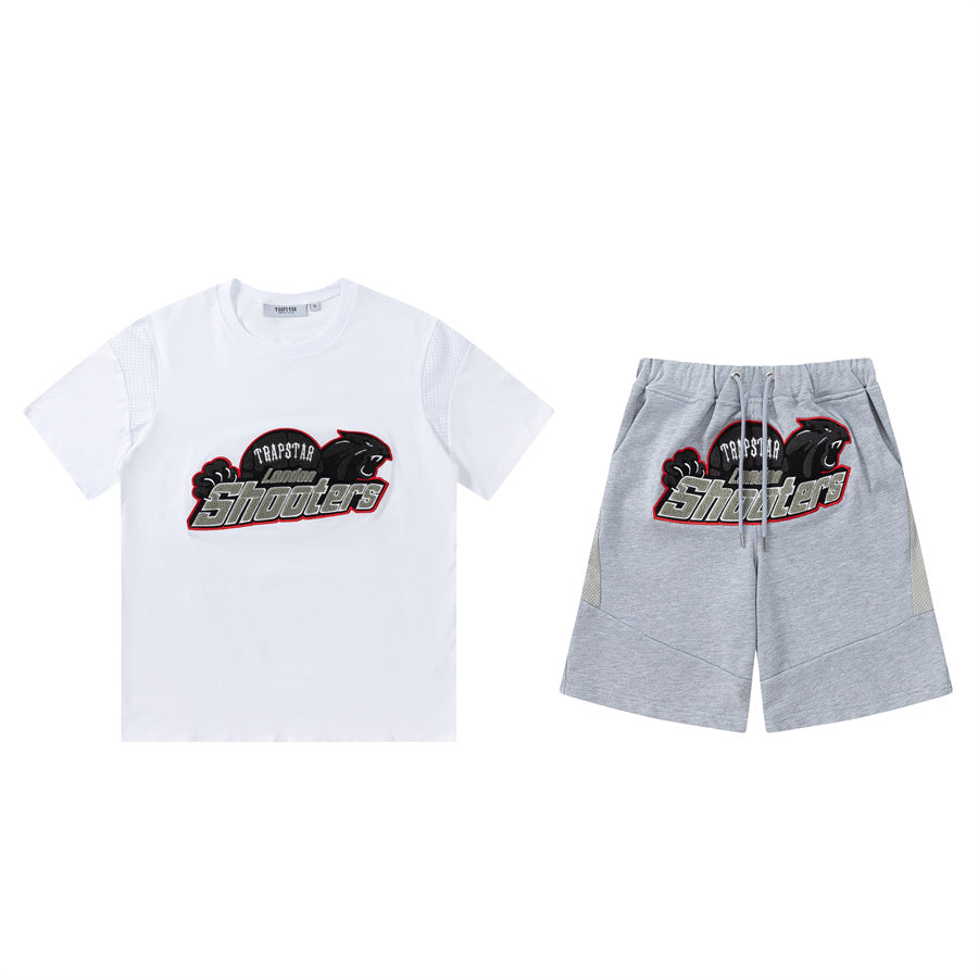 Trapstar TRP Short Set Black/Orange Men's - SS23 - US