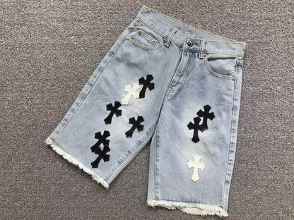 Short en jean Chrome Hearts