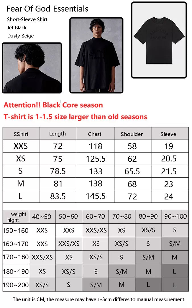 Camiseta y pantalones cortos FOG x Essentials 23SS
