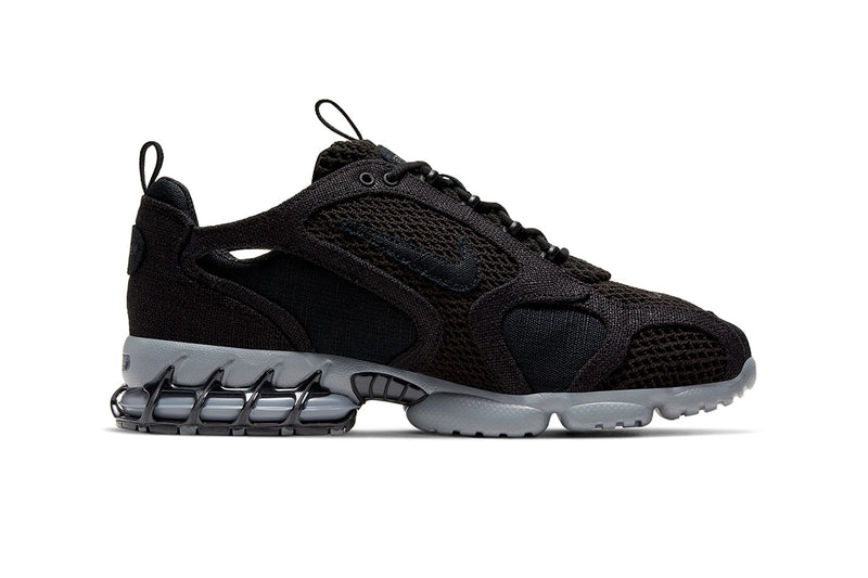 Nike x Stussy Air Zoom Spiridon Caged Black