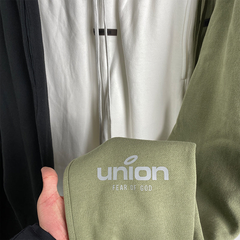 FOG x Essentials x Union Felpa con cappuccio e pantaloni 21SS
