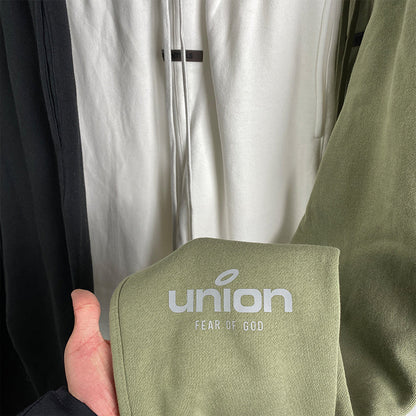 FOG x Essentials x Union Felpa con cappuccio e pantaloni 21SS