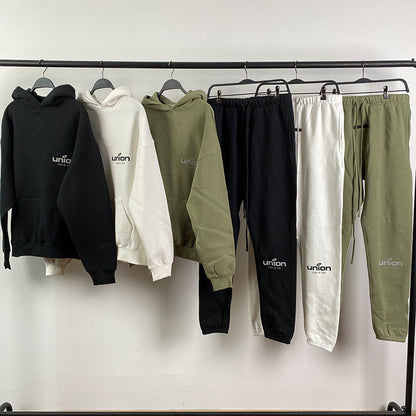 FOG x Essentials x Union Felpa con cappuccio e pantaloni 21SS