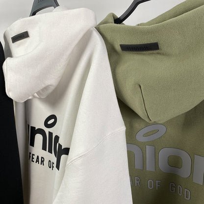 FOG x Essentials x Union Felpa con cappuccio e pantaloni 21SS