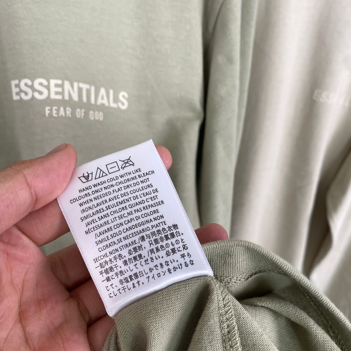 FOG x Essentials Camiseta de manga larga 1977