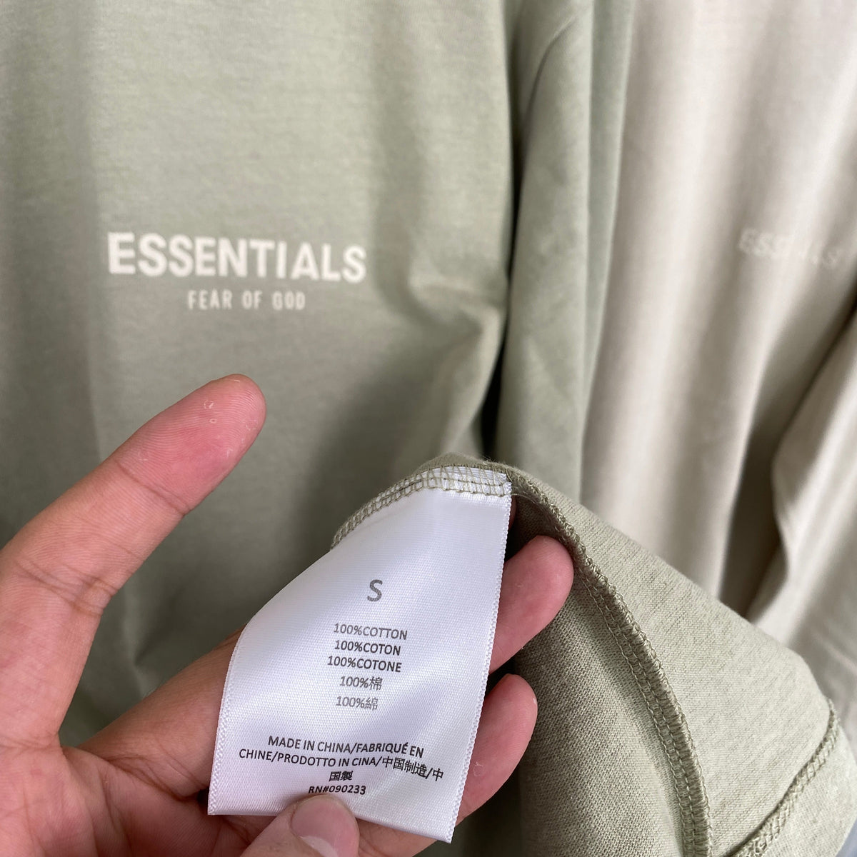 FOG x Essentials Camiseta de manga larga 1977