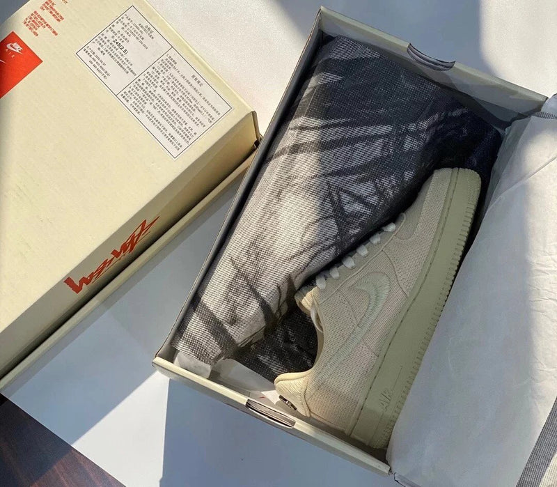Nike x Stussy Air Force 1 Low Fossil