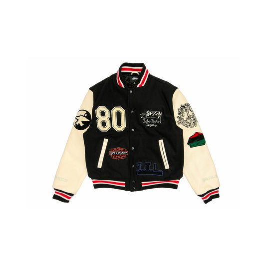 Veste universitaire Denim Tears x Stussy x Our Legacy